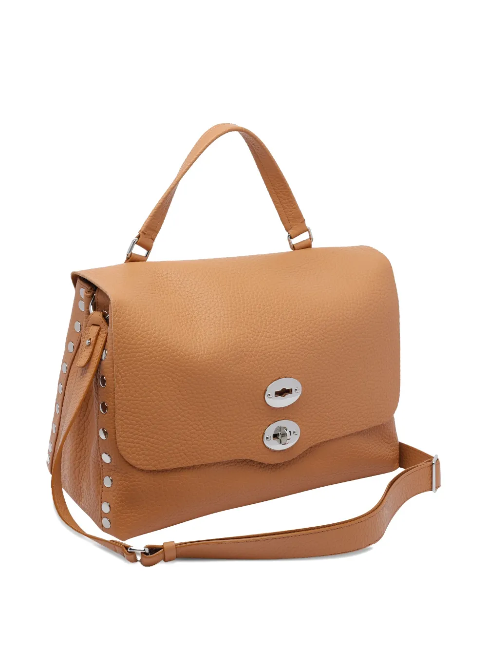 Zanellato medium Postina leather tote bag Bruin