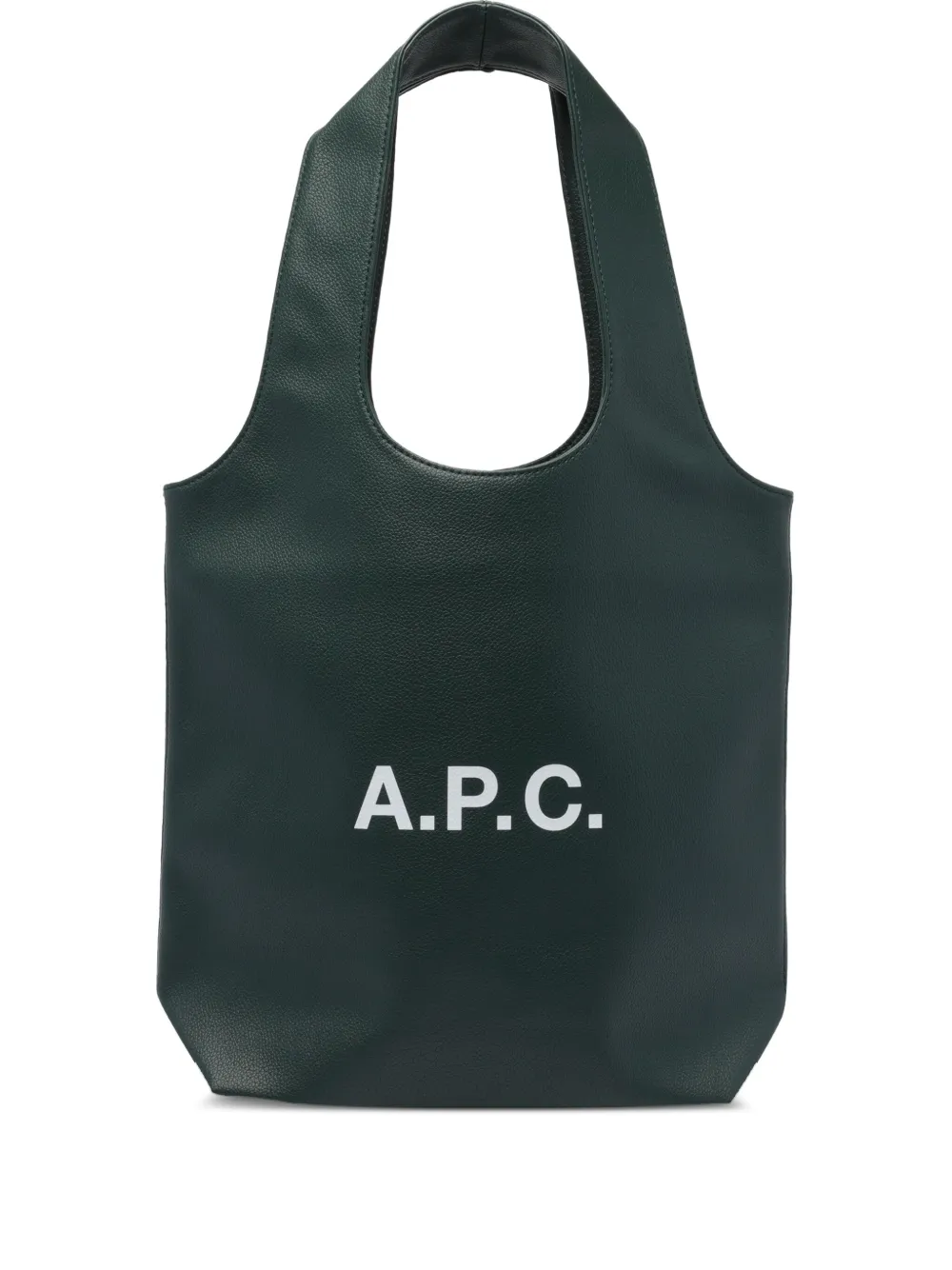 A.P.C. Ninon shopper met logoprint Groen