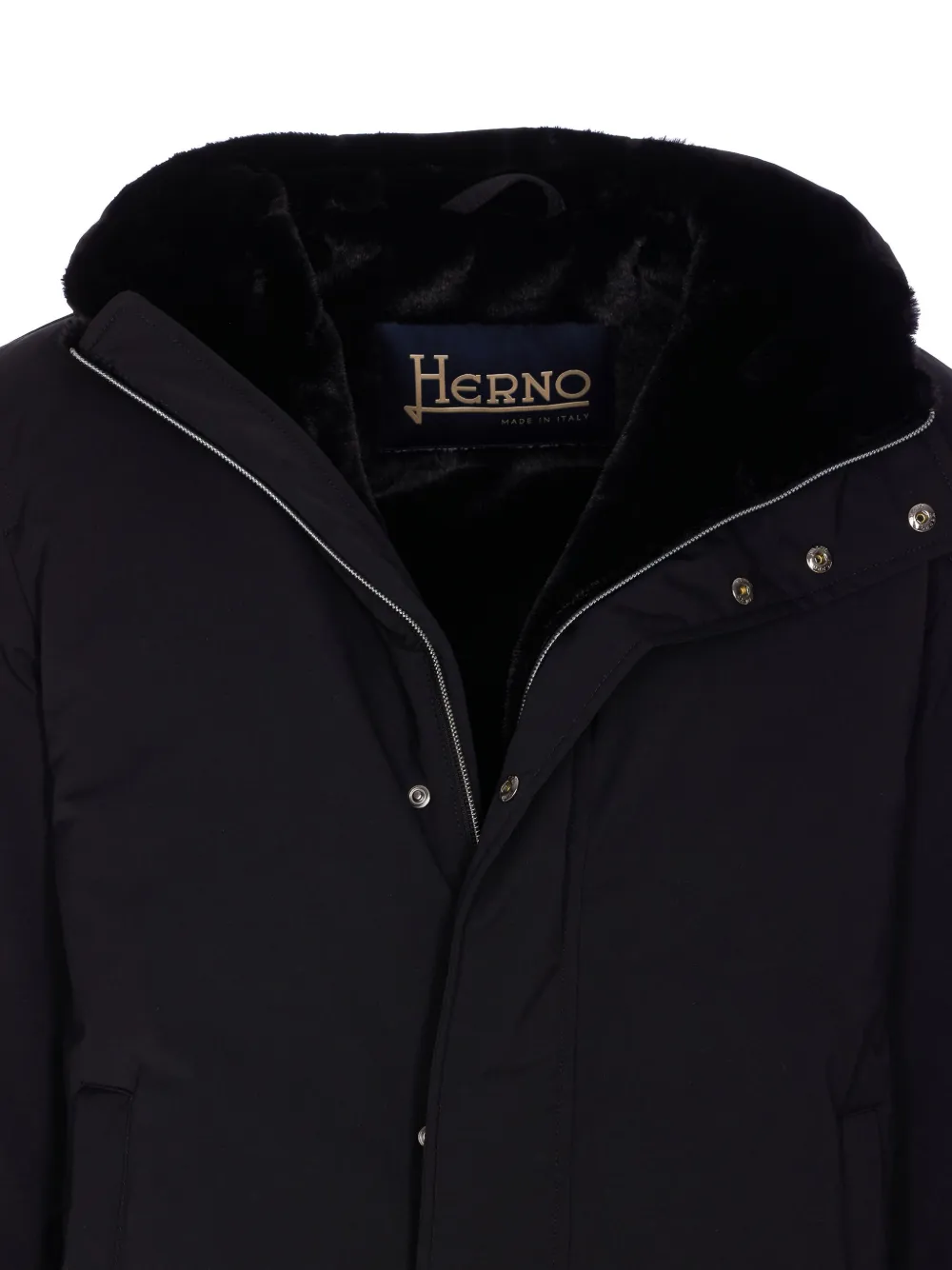 Herno Parka met capuchon Zwart