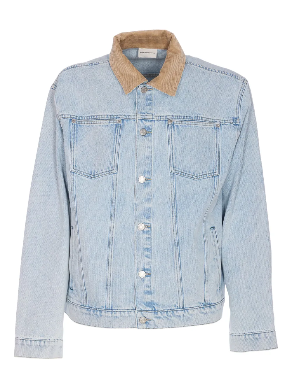 Drôle De Monsieur Denim jack Blauw