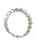 AMBUSH heart-link bracelet - Silver