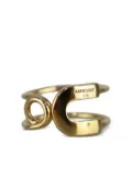 AMBUSH Safety Pin double-band ring - Gold