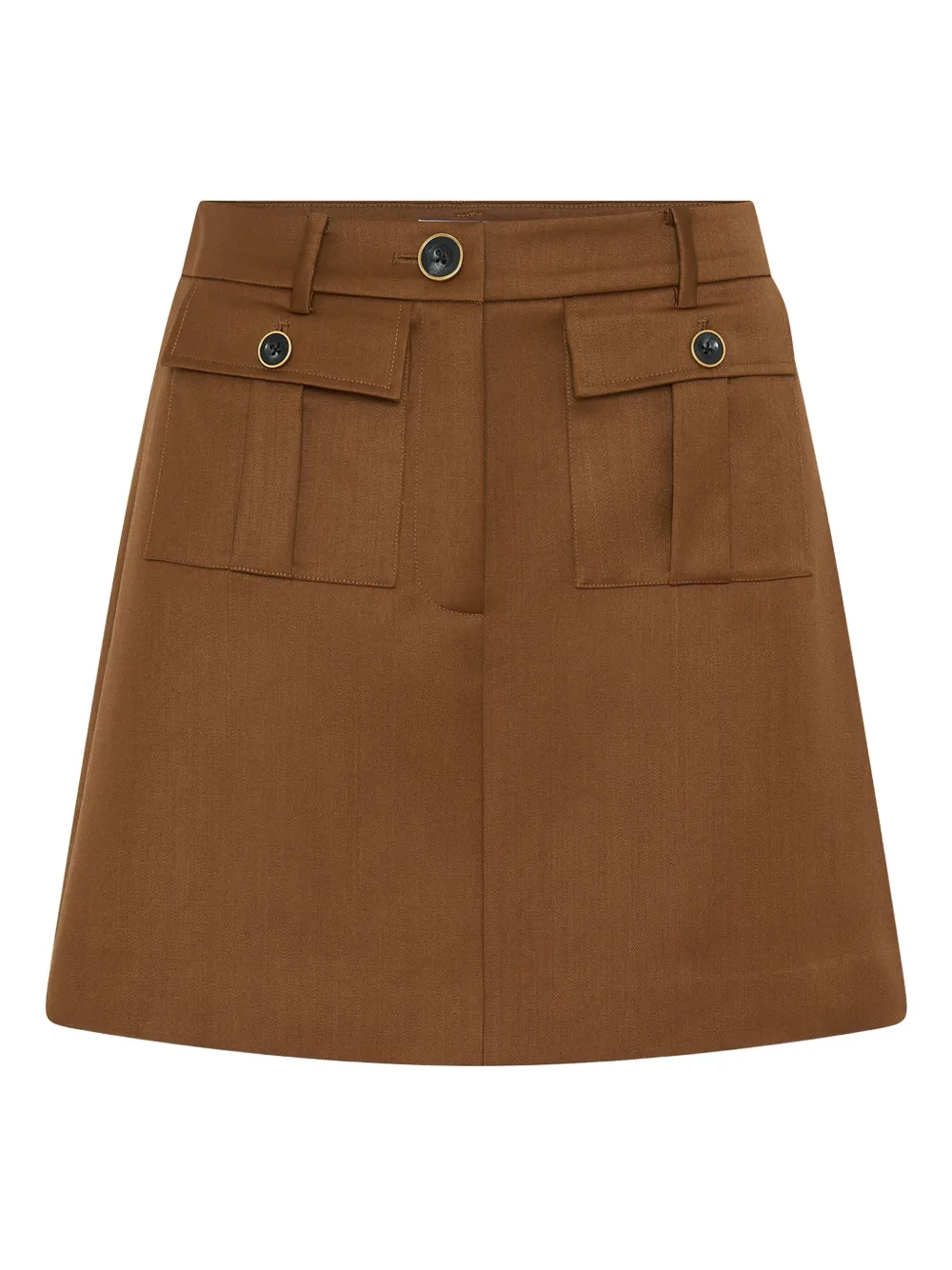 pocket-detail mini skirt