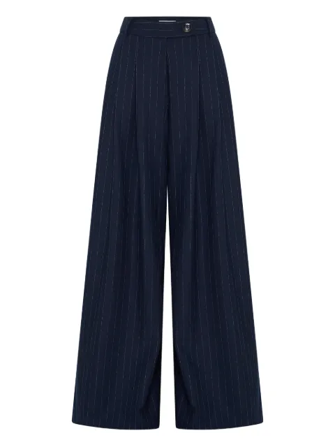 Anna Quan pinstripe pleat-detailed trousers