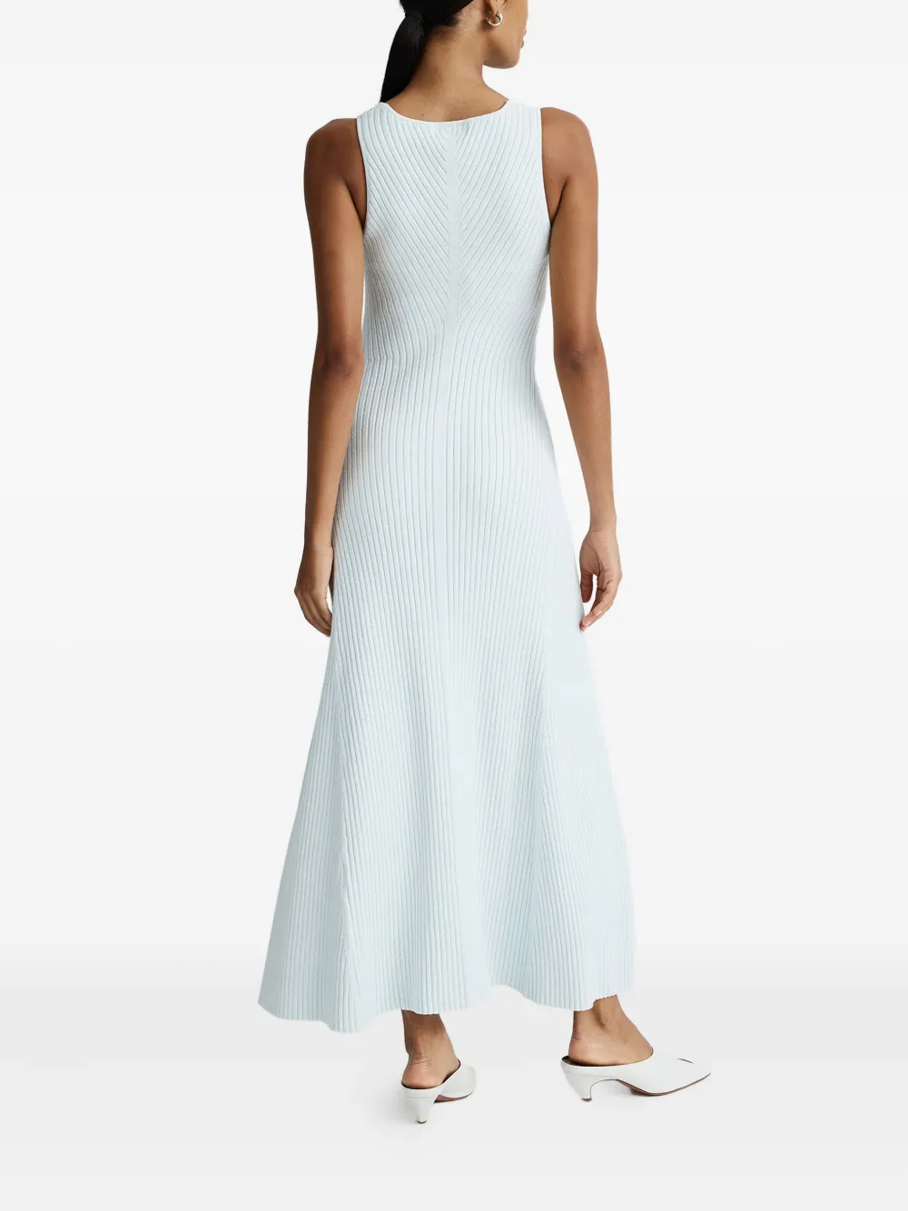 Anna Quan Shani maxi-jurk met V-hals Blauw