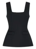 Anna Quan Felicity wool top - Black
