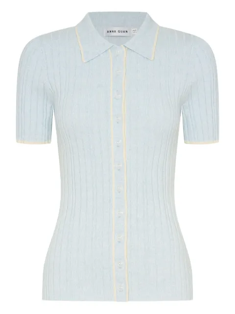 Anna Quan Avi ribbed-knit top