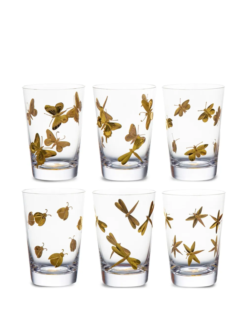 Artel Fly Fusion gold-insect tumbler | White | Image 1