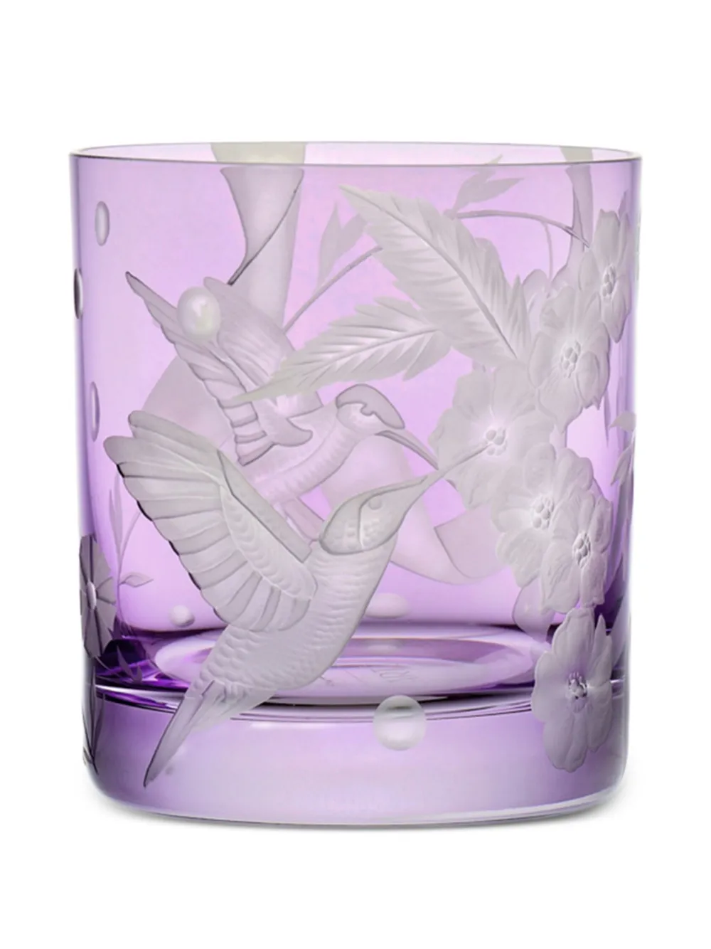 Artel Flights of Fantasy hummingbird floral glass (set of two) | Glassware | Image 2