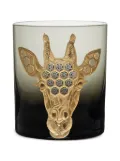 Artel African Safari giraffe-head geometric tumbler - Grey