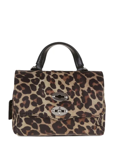 Zanellato Postina leopard-print top-handle bag