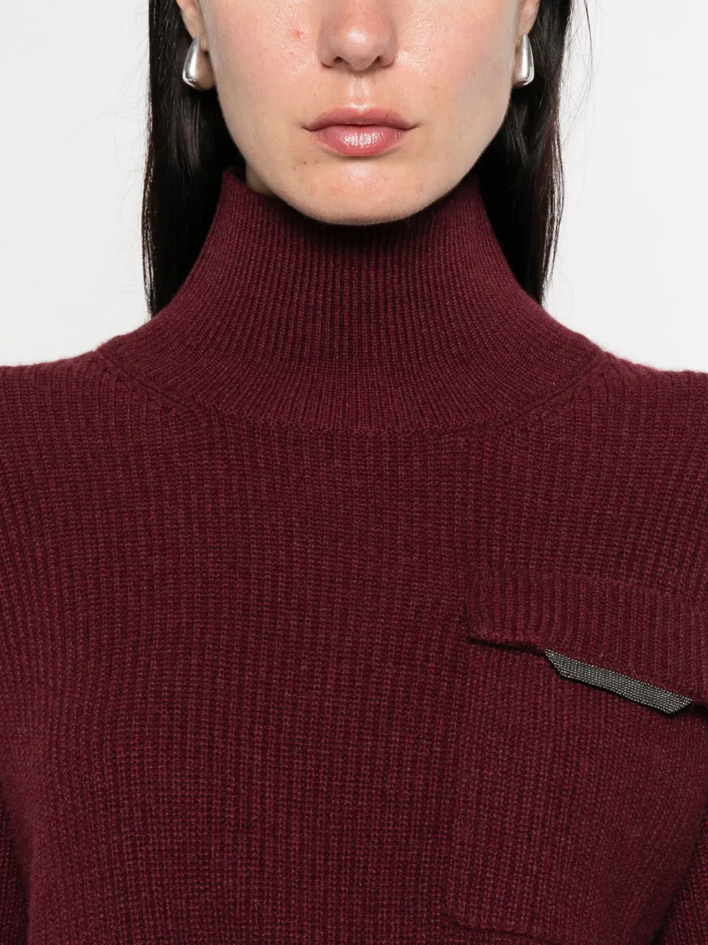 Brunello Cucinelli Kasjmier trui Rood