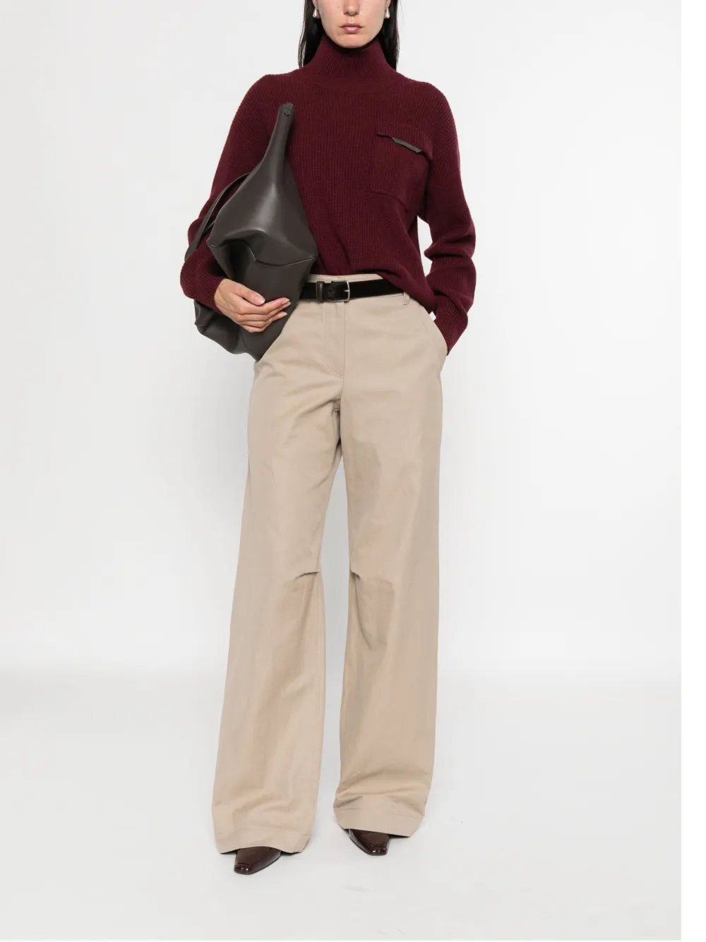 Brunello Cucinelli Kasjmier trui Rood