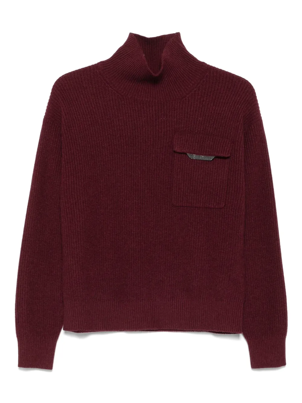 Brunello Cucinelli Kasjmier trui Rood