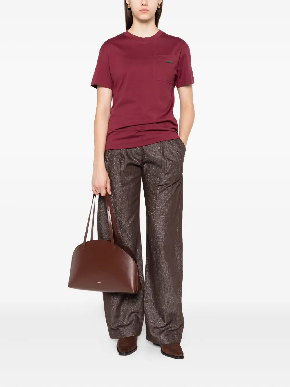 Brunello Cucinelli chest-pocket cotton T-shirt | T-Shirts & Jersey Shirts | Image 2