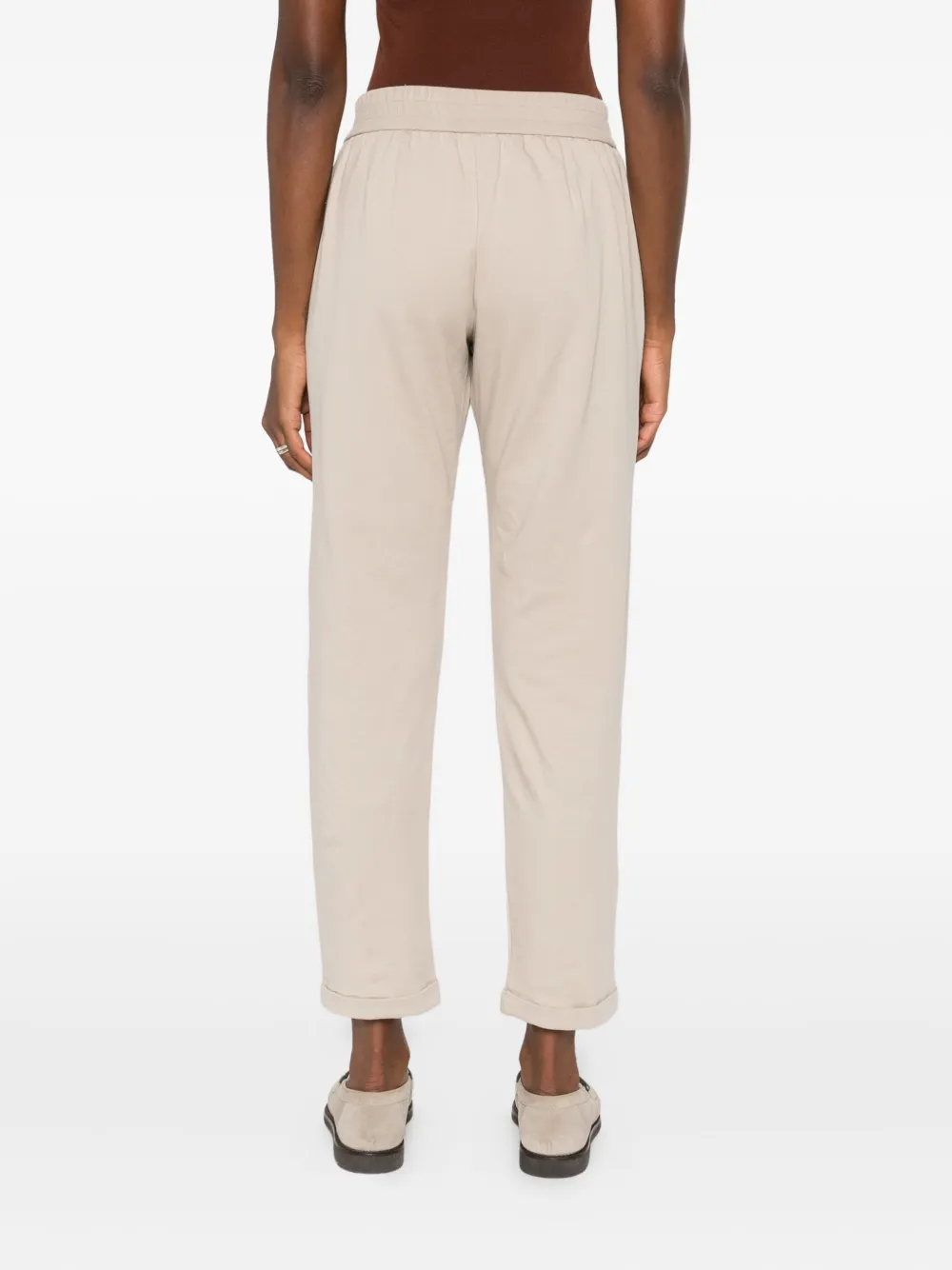 Brunello Cucinelli Trainingsbroek met cuffs Beige