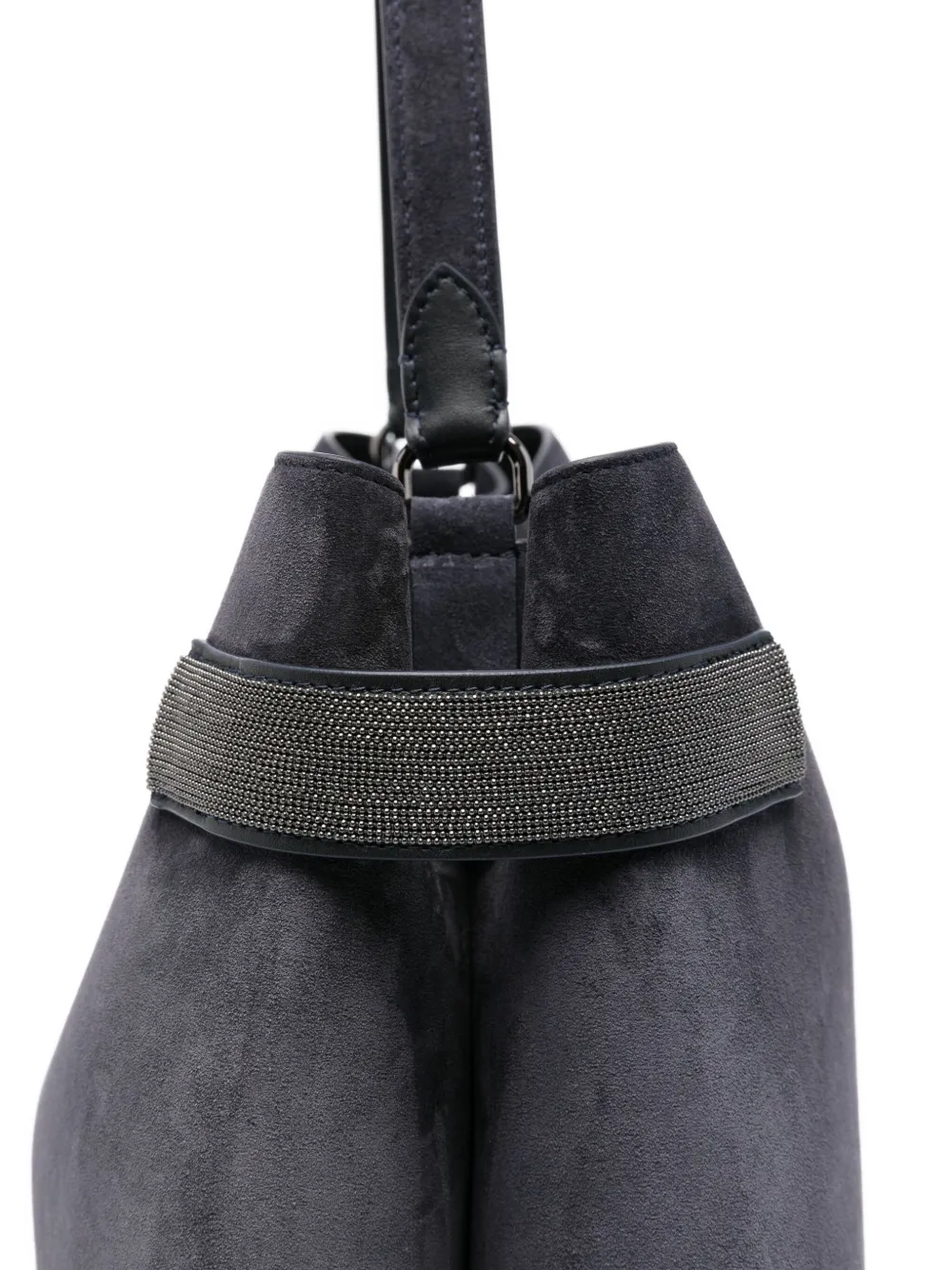 Brunello Cucinelli Suède shopper Blauw