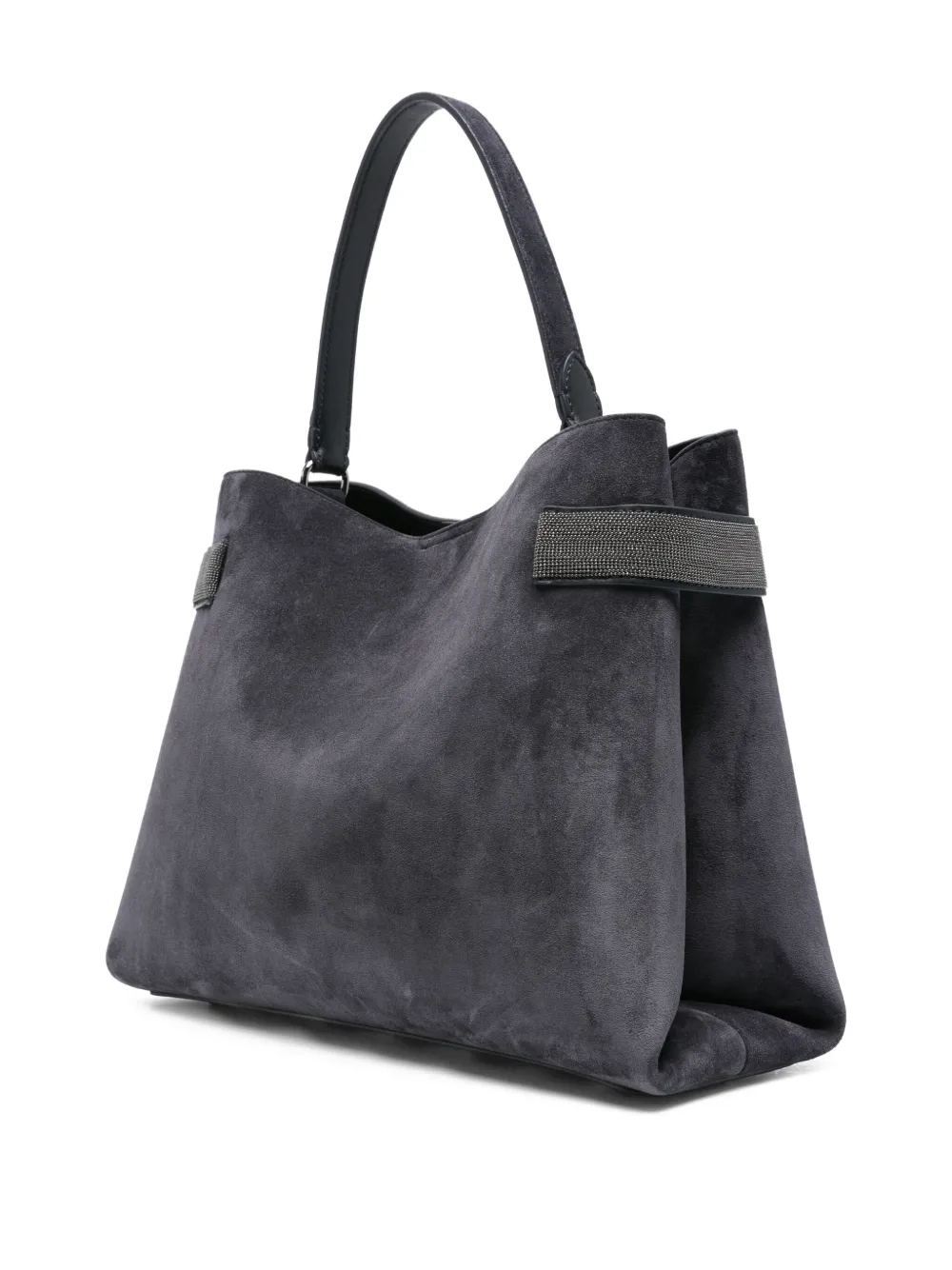 Brunello Cucinelli Suède shopper Blauw