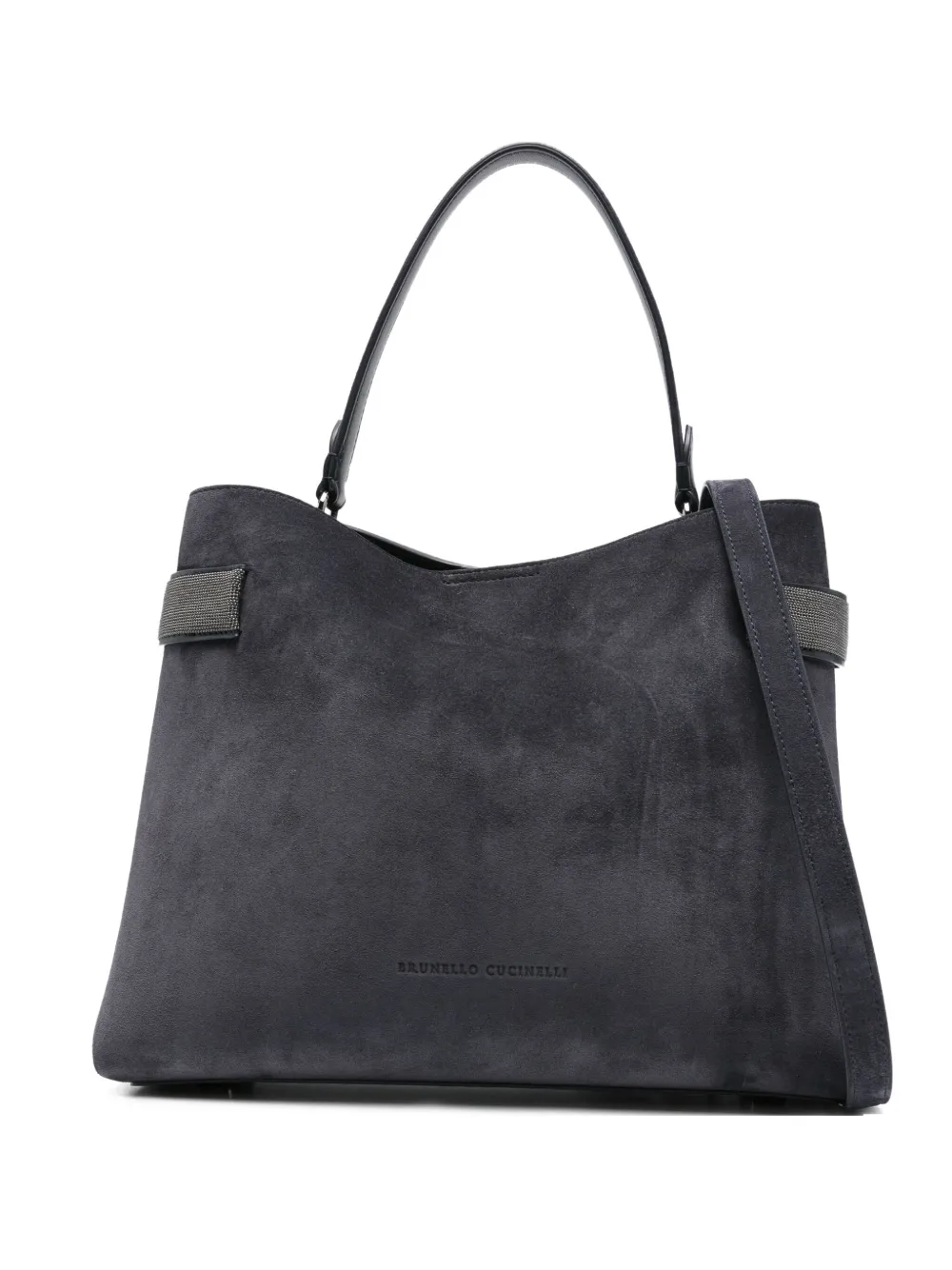 Brunello Cucinelli Suède shopper Blauw