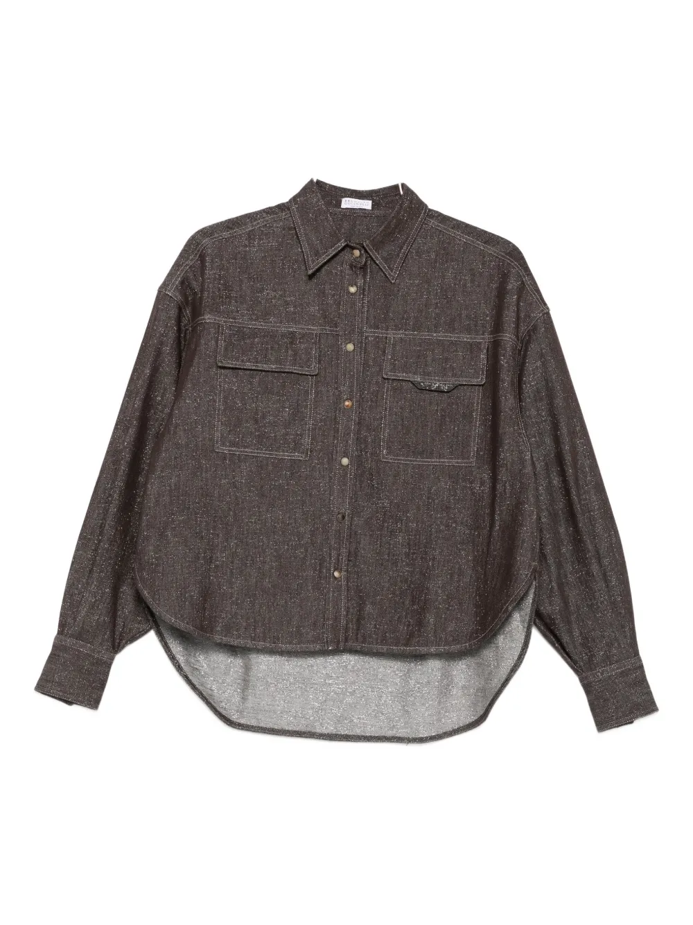 Brunello Cucinelli Double-pocket Denim Shirt