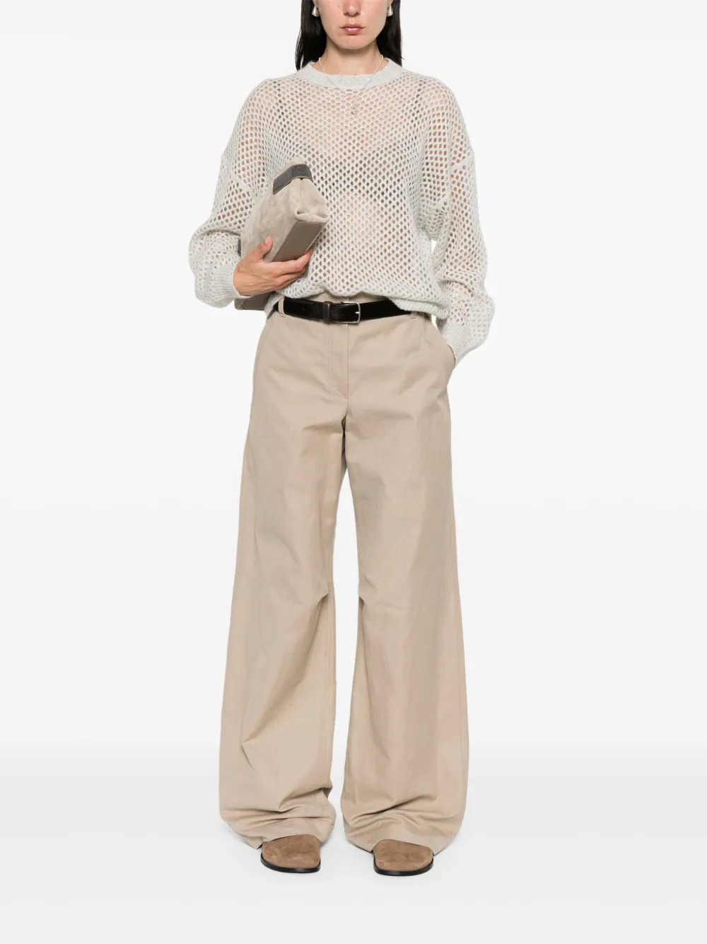 Brunello Cucinelli mesh-knit top | T-Shirts & Jersey Shirts | Image 2