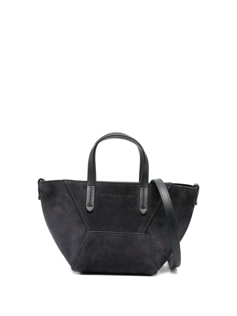Brunello Cucinelli Suède shopper Blauw