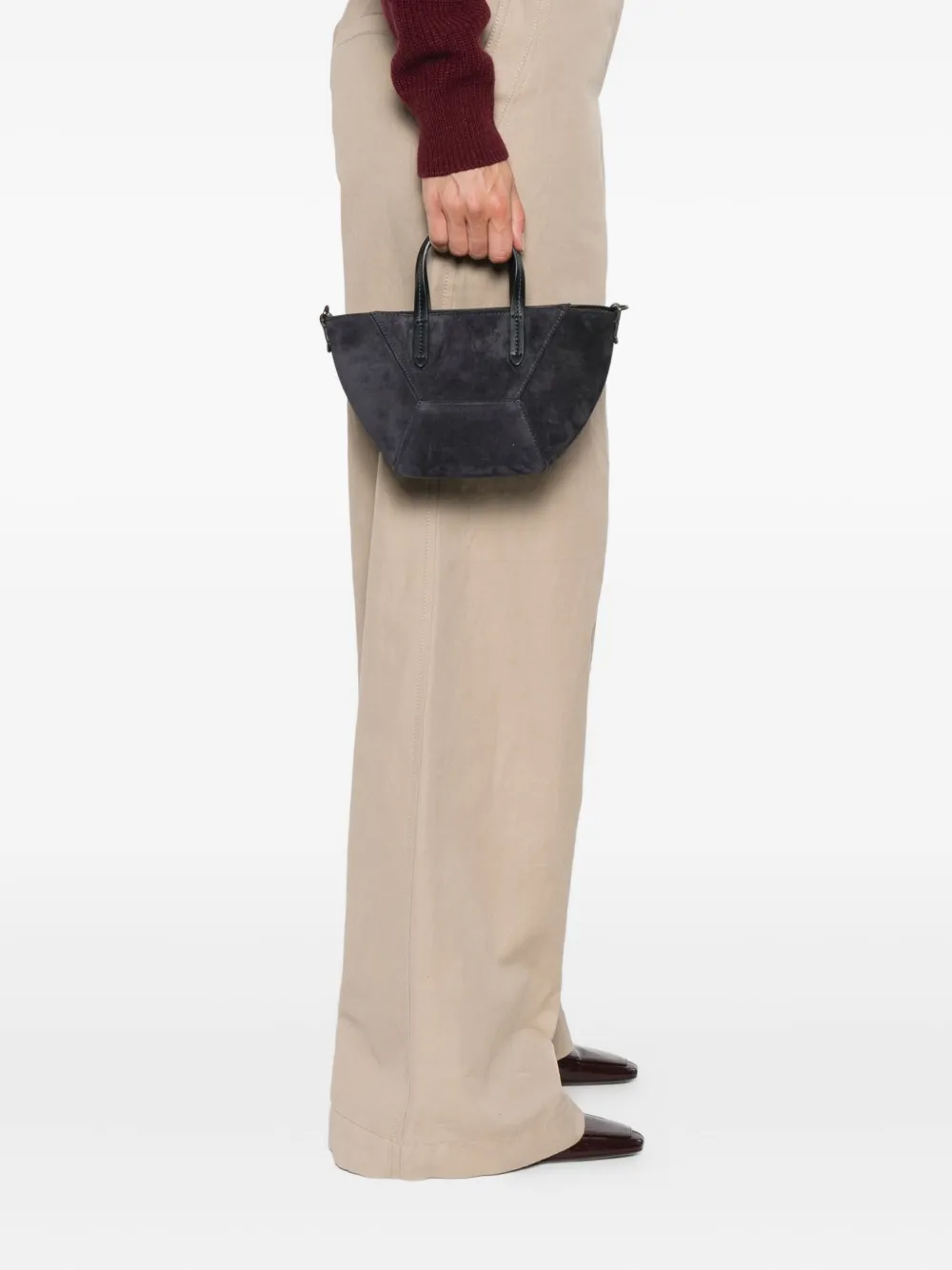 Brunello Cucinelli Suède shopper Blauw