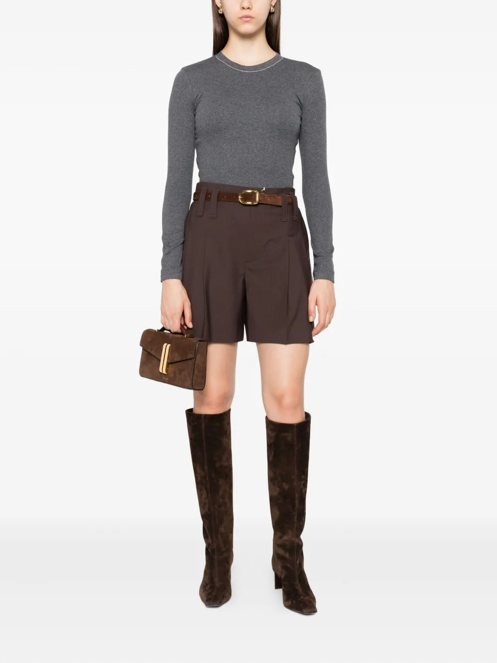 Brunello Cucinelli pleated tailored shorts | Tailored Shorts | Image 2