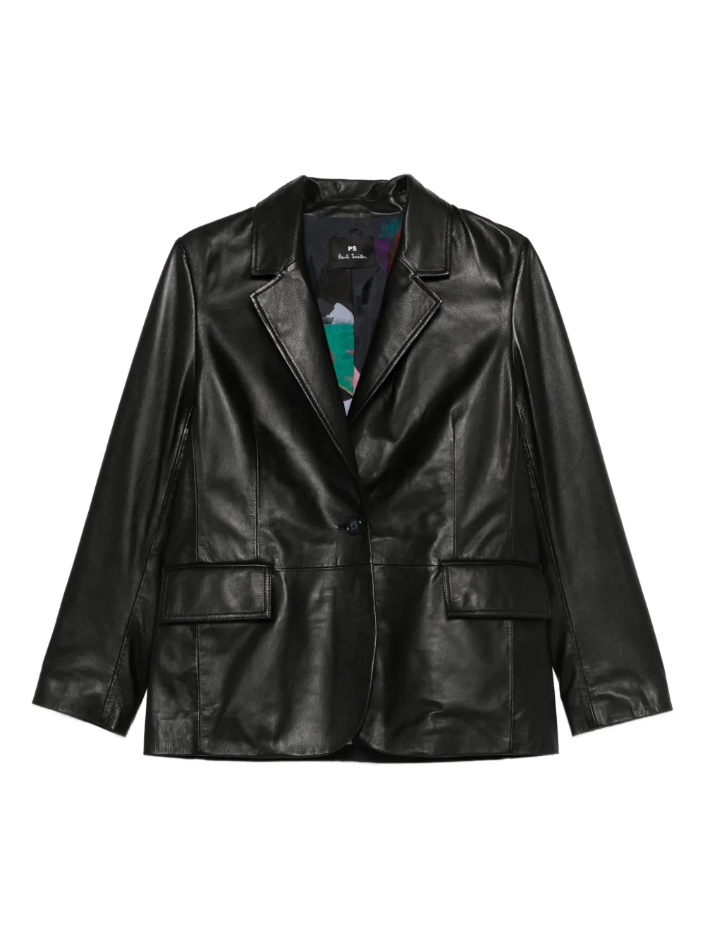 PS Paul Smith レザー シングルジャケット - ブラック PS Paul Smith レザー シングルジャケット - ブラック