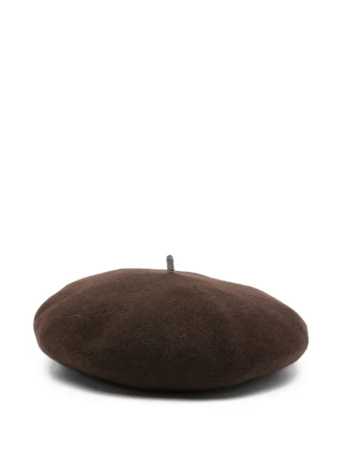 Brunello Cucinelli wool beret