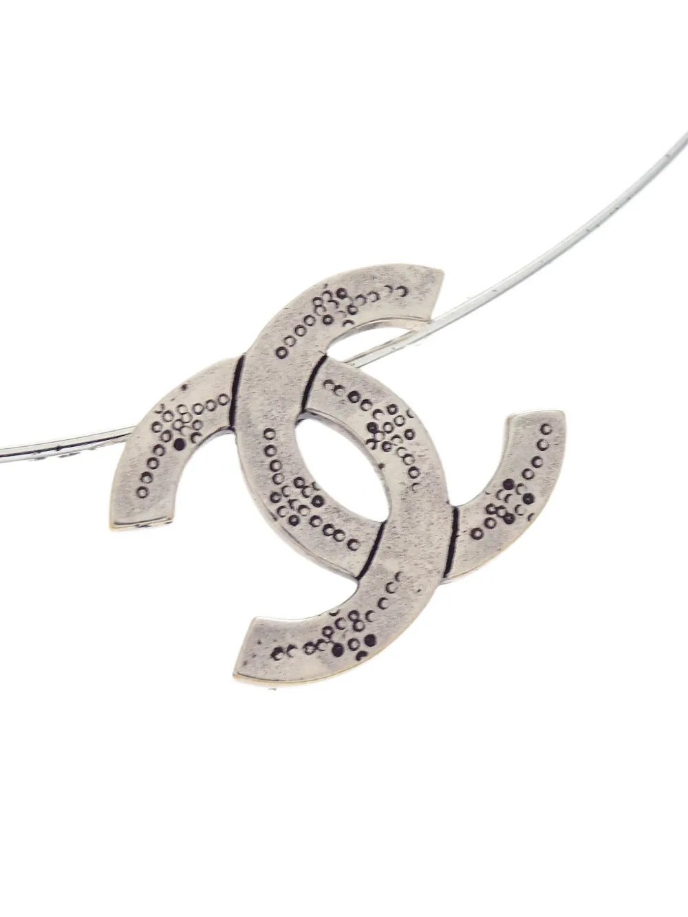 CHANEL Pre-Owned 2003 CC-pendant necklace | Image 2