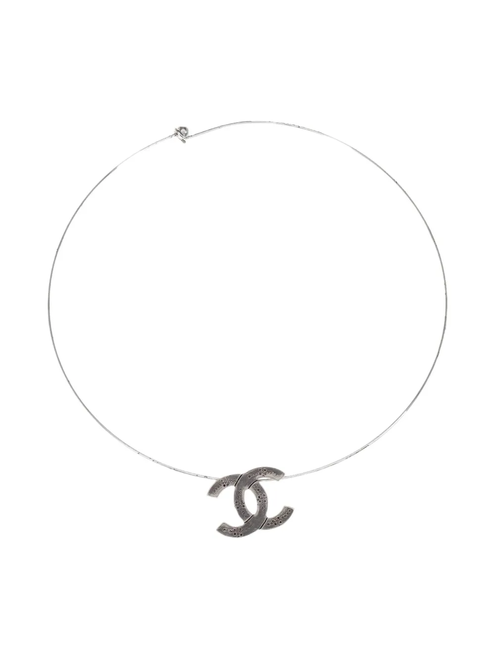 CHANEL Pre-Owned 2003 CC-pendant necklace | Silver | Image 1