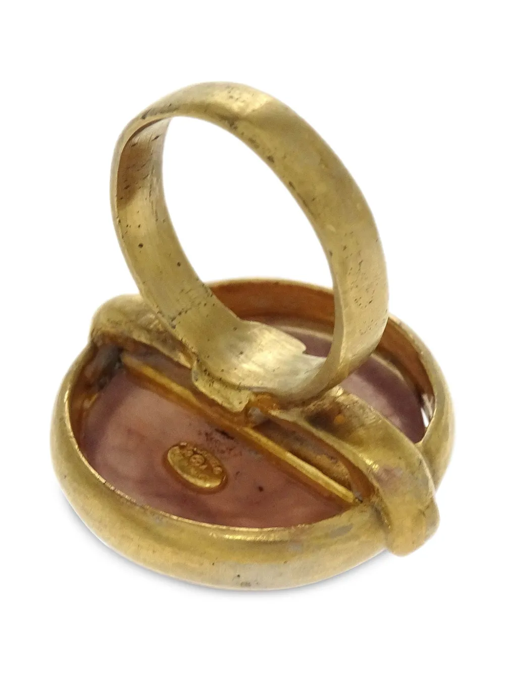 Pre-owned Chanel 1999 Interlocking Cc Ring