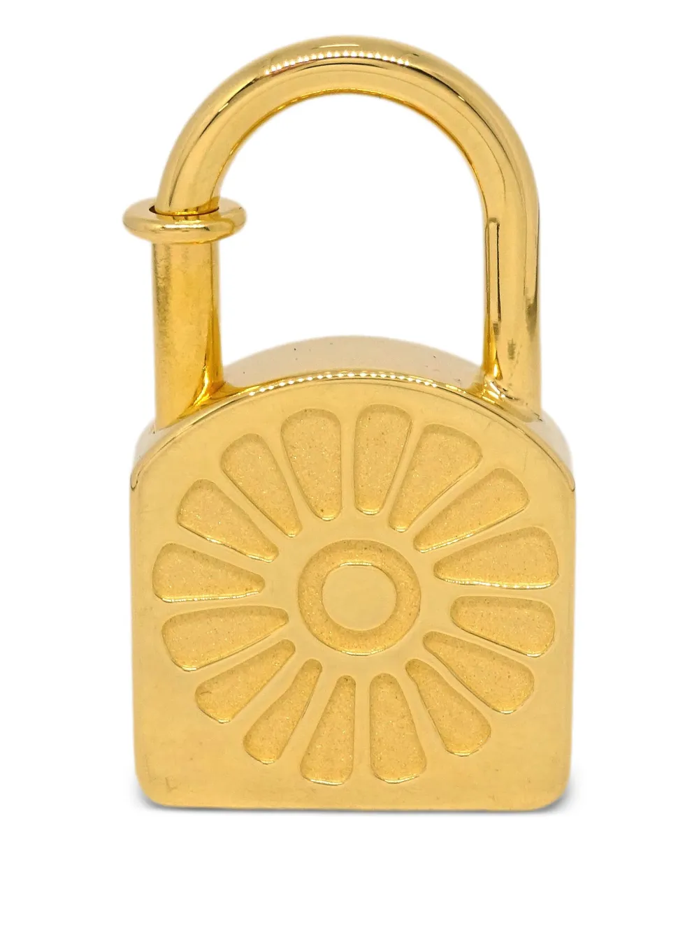 Hermès Pre-Owned 1994 サンフラワー ロックチャーム - ゴールドトーン Hermès Pre-Owned 1994 サンフラワー ロックチャーム - ゴールドトーン