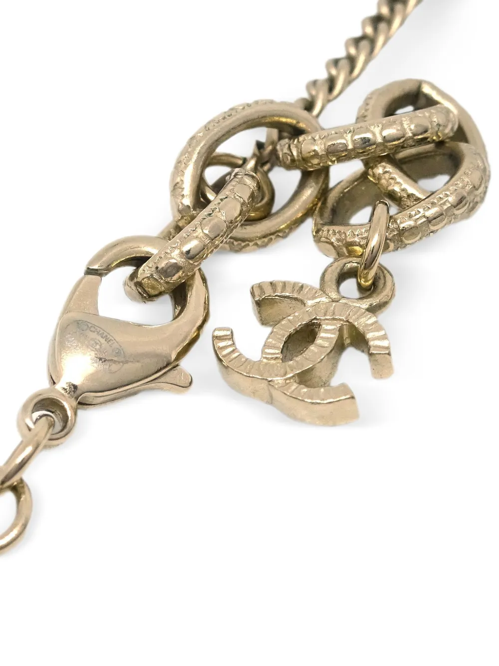 Pre-owned Chanel 2017 Cc Star-motif Necklace