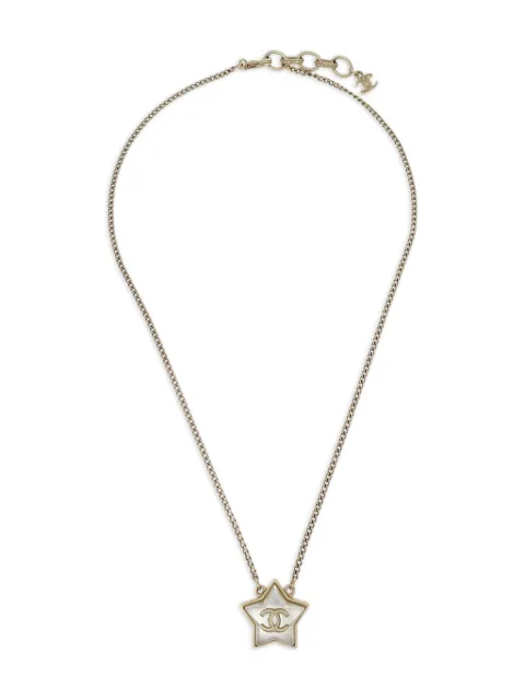 CHANEL Pre-Owned 2017 CC star-motif necklace