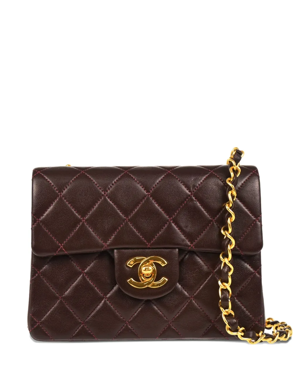 Pre-owned Chanel 1990 Mini Classic Crossbody Bag