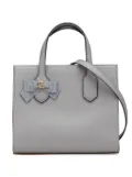 Gucci Pre-Owned 2000-2015 Leather GG Ribbon satchel - Grey