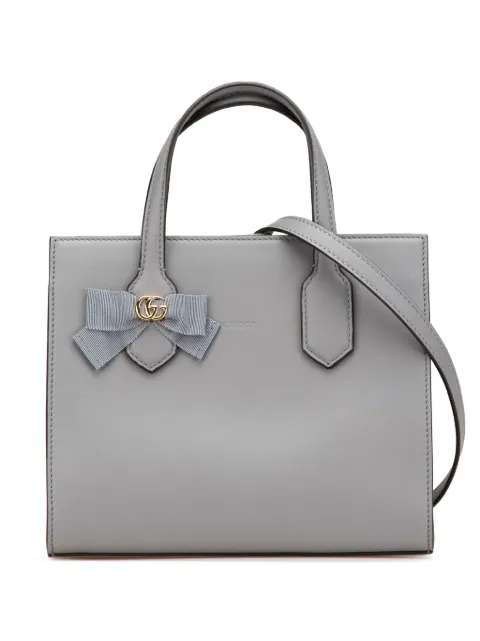 Gucci Pre-Owned 2000-2015 Leather GG Ribbon satchel