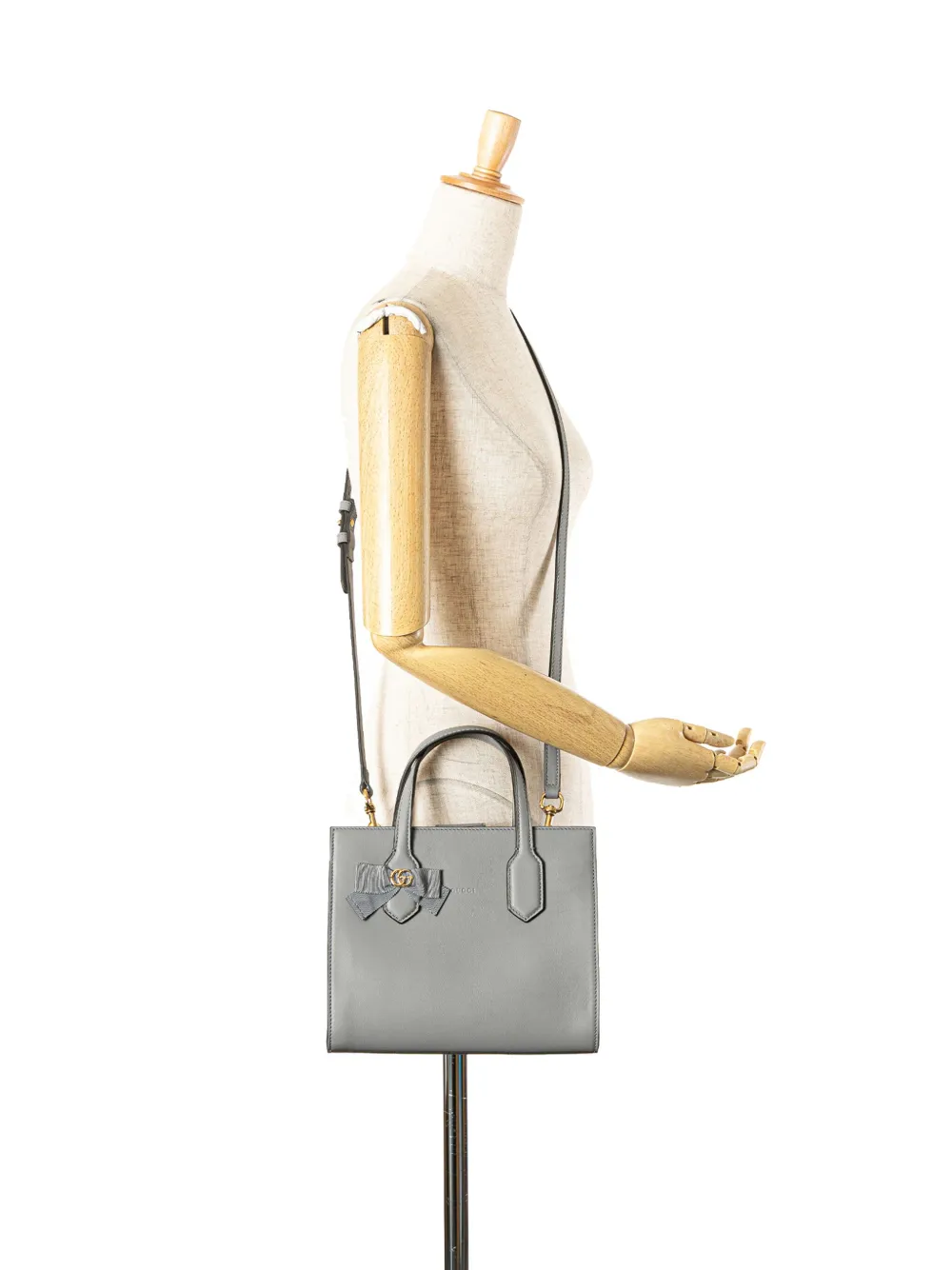 Gucci Pre-Owned 2000-2015 Leather GG Ribbon satchel | Pre-Owned | Image 2