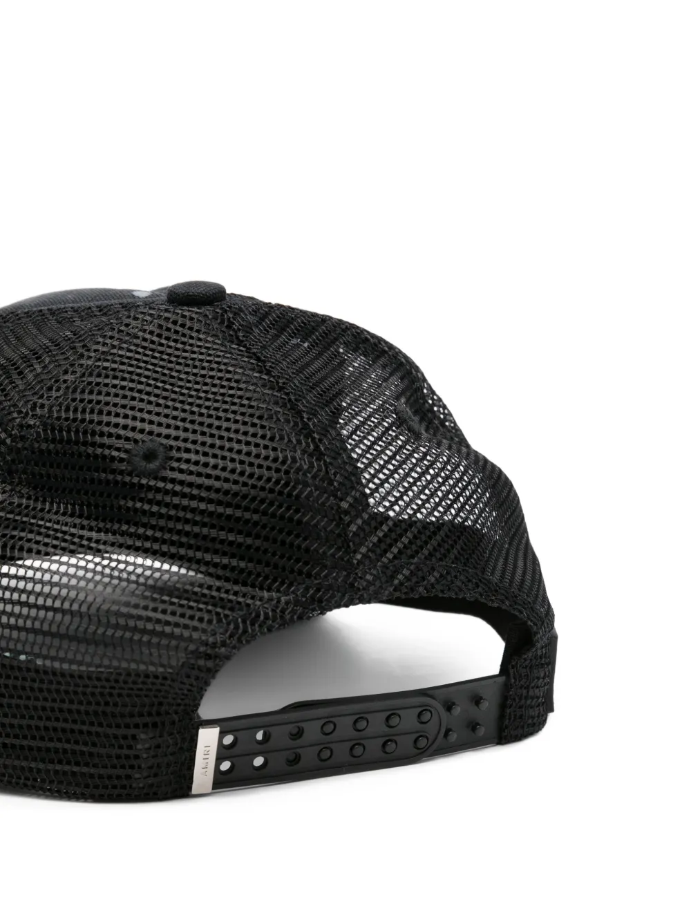 AMIRI Trucker pet met mesh en adelaarprint Zwart