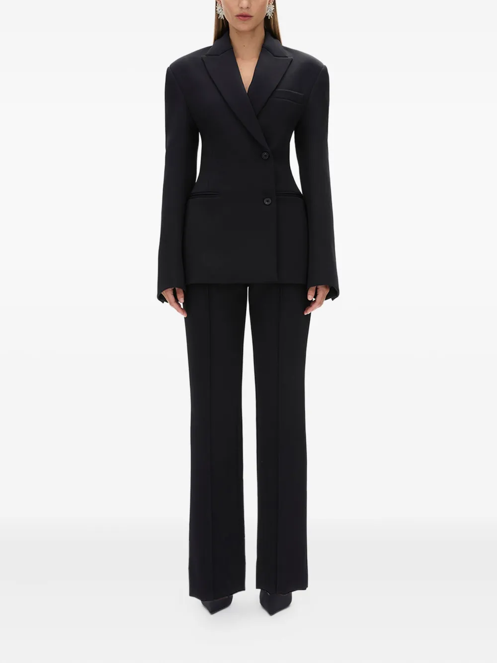 Rachel Gilbert Sergio blazer met wijde revers Zwart
