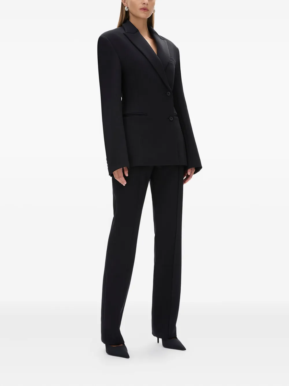 Rachel Gilbert Sergio blazer met wijde revers Zwart