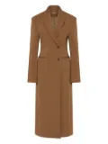 Rachel Gilbert Sergio padded-shoulder coat - Brown