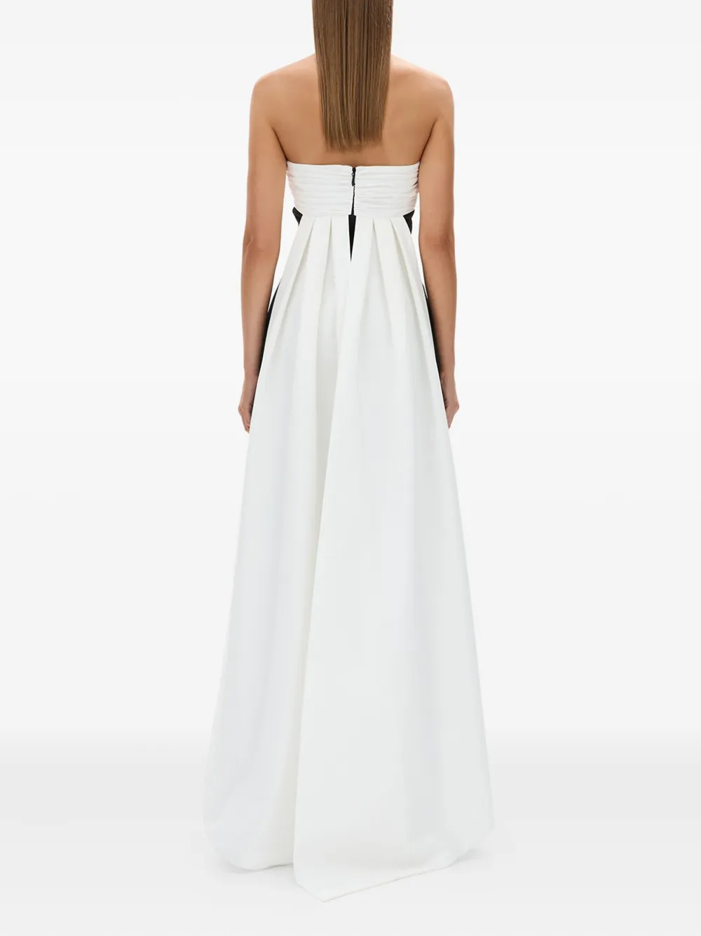 Rachel Gilbert Strapless avondjurk Zwart