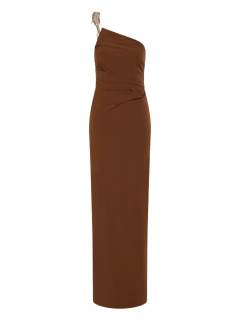Rachel Gilbert Antoinne one-shoulder gown