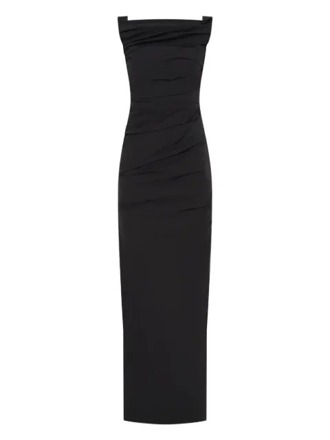Rachel Gilbert Camille draped cut-out gown