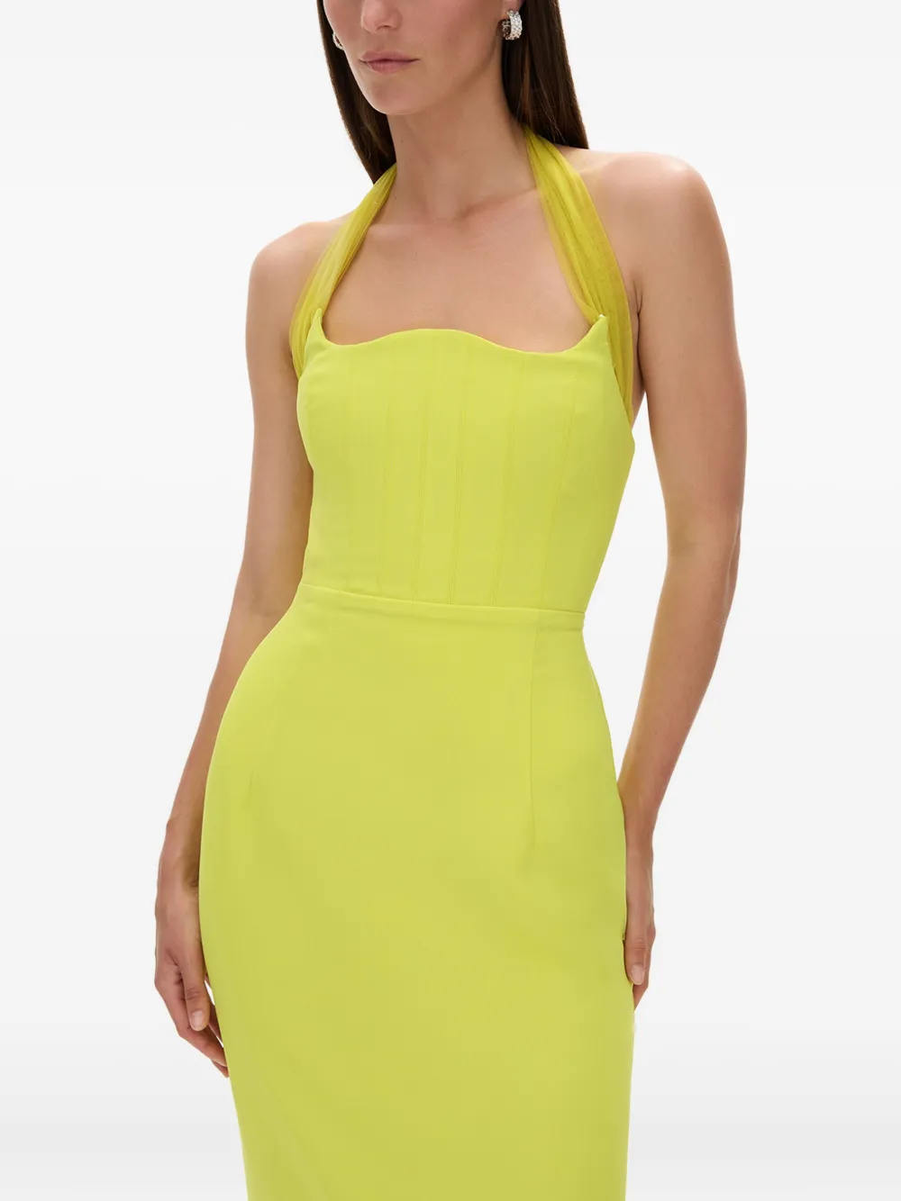 Rachel Gilbert Maria Gown Dress In Yellow