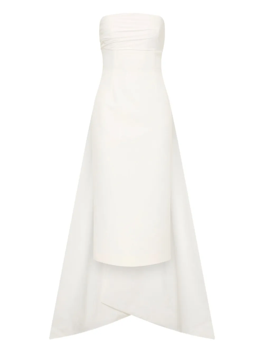 Rachel Gilbert Odette strapless midi-jurk Wit