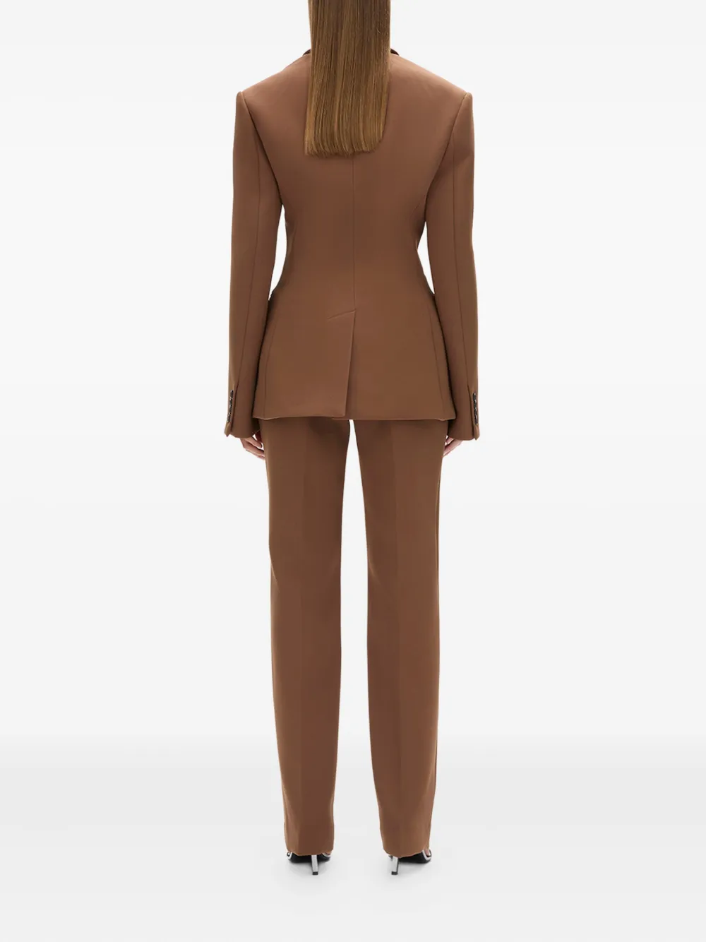 Rachel Gilbert Sergio blazer met dubbele rij knopen Bruin